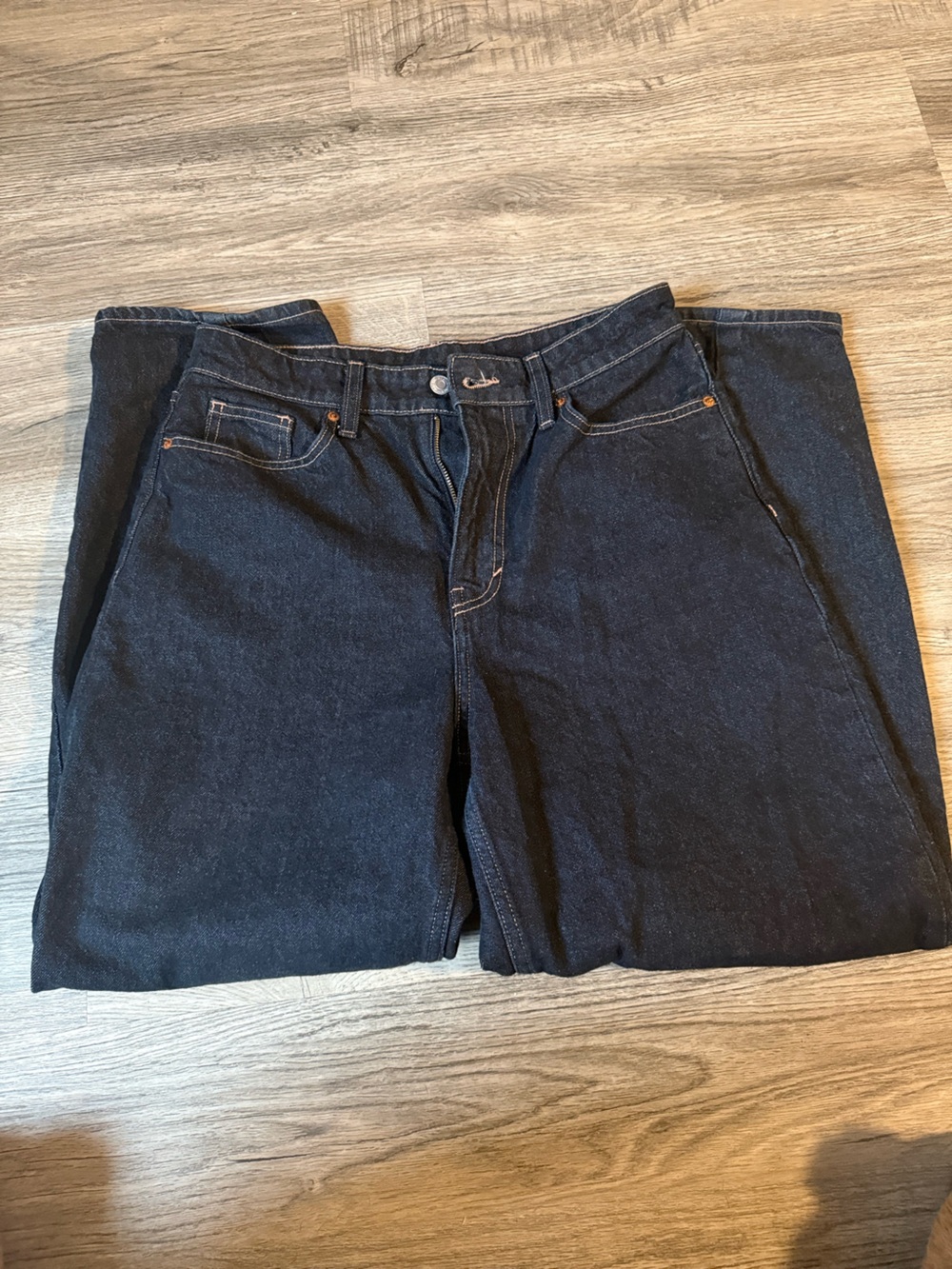 Classic High-Rise Dark Blue Women’s barrel Jeans